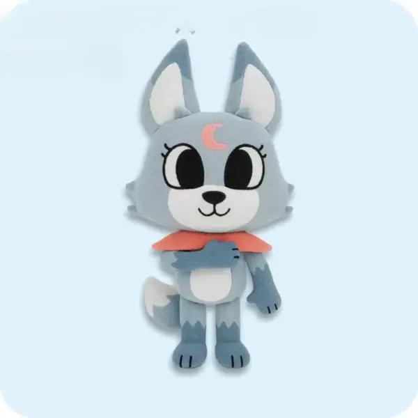 Gray Wolf Plush Cute Collectible Doll Valentine's Day Gift
