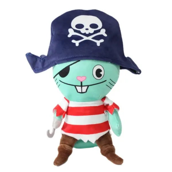 Happy Tree Friends Pirate Plush Flaky Flippy Doll 28cm