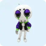 Purple Skeleton Plush - Gourdy Cute Collectible Doll