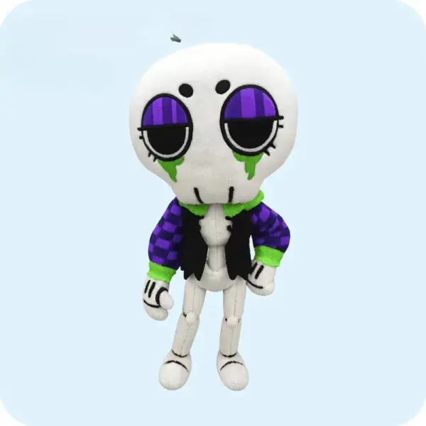 Purple Skeleton Plush - Gourdy Cute Collectible Doll