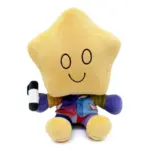 Yellow Star Plush Horror Game Style Character Doll