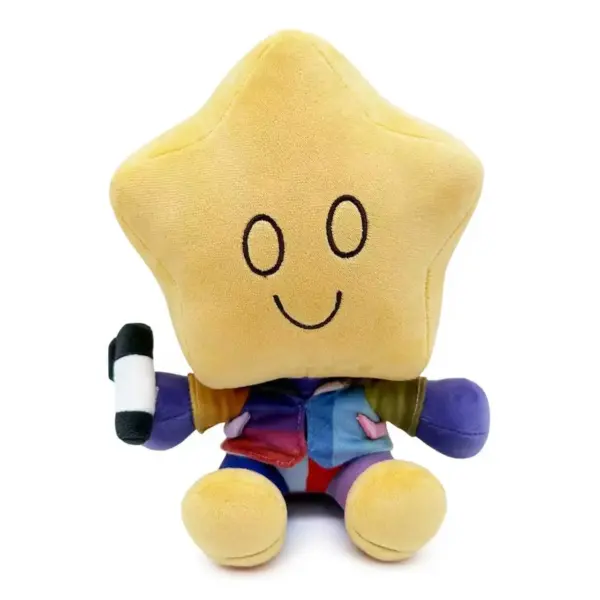 Yellow Star Plush Horror Game Style Character Doll